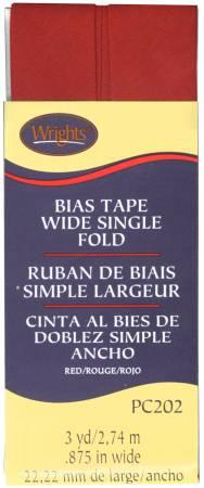 Wide Single Fold Bias Tape Red-  117202065