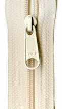 Ziplon Closed Bottom Zipper 9" - Cream - 04-09801
