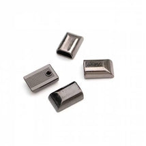 Zipper Stopper Gunmetal 4pcs for zipper/cord ends
