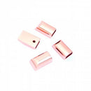 Zipper Stopper Rose Gold 4pcs for zipper/cord ends