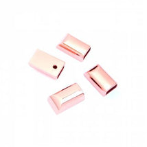 Zipper Stopper Rose Gold 4pcs for zipper/cord ends
