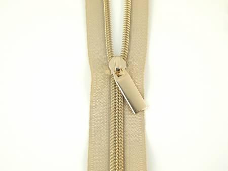 Zippers By The Yard Beige Tape 3 yds