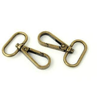 1" Swivel Hooks 2/pkg-Antique Brass STS139A