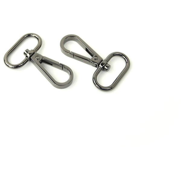 1" Swivel Hooks 2/pkg-Gunmetal STS139B